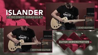 ISLANDER "Coconut Dracula" Guitar Demonstration