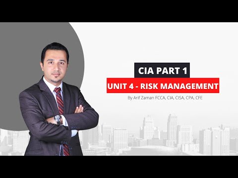 CIA Part 1 | Unit 4: Risk Management