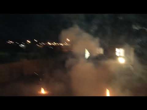 New year's 2018 fireworks gone wrong.