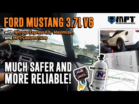 Mustang 3.7L With Nitrous Express Kit, Maximizer, and MPT Custom Tune