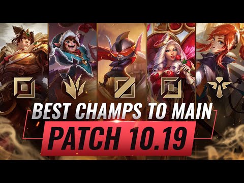 2 BEST Champions To MAIN For EVERY ROLE in Patch 10.19 - League of Legends Season 10