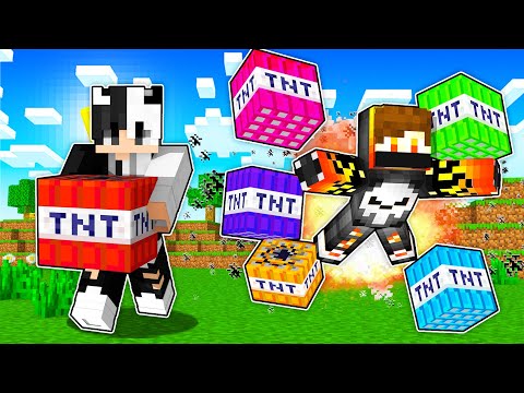 i Trolled My Friends With Overpowered TNT 😱In MINECRAFT