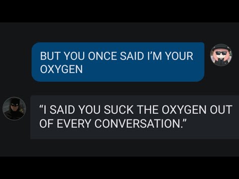 Character ai, but I acted cringe with him