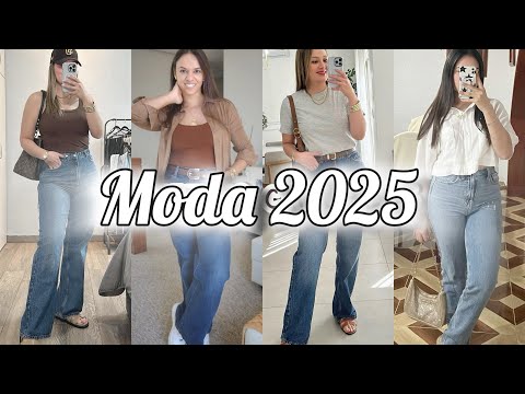 OUTFITS WITH JEANS / EASY LOOKS TO COMBINE DENIM PANTS IN TREND FASHION 2025