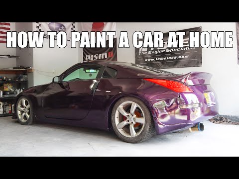How To Paint a Car at Home in 15 Minutes! (WITHOUT A PAINT BOOTH)