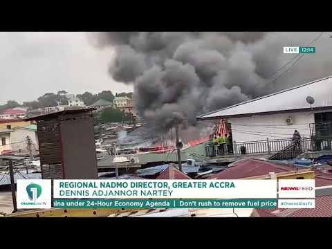 Circle Fire Contained — NADMO & GNFS Respond, Decongestion Underway