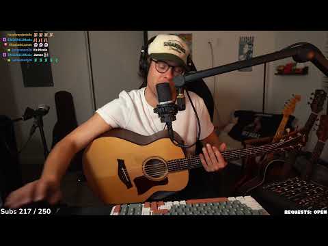 Live back at home for some tunes in the new studio!