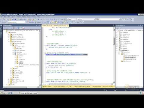 15   Implementing and Maintaining Indexes