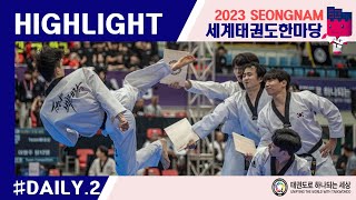 2023 Seongnam World Taekwondo Hanmadang Day 2 Highlight Video Image thumb