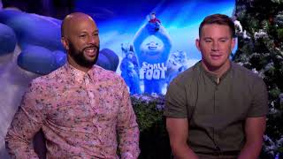 5-Year-Old Plays Reporter With Channing Tatum and Common for Smallfoot