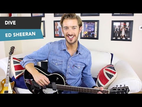 Ed Sheeran - DIVE Guitar Lesson Tutorial  - How to play Chords NO CAPO
