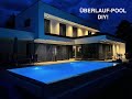 Infinity Pool DIY Überlaufpool Selbst Bauen Betonpool 8m X 4m