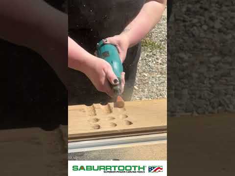 SABURRTOOTH 1/4 DOVE TAIL BURRS  DEMO