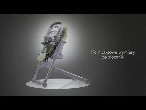 Lionelo Cora Plus - krzesełko do karmienia z funkcją bujaczka