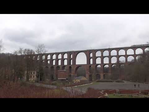 2x BR 1440 auf der Göltzschtalbrücke - der größten Ziegelsteinbrücke der Welt / 18. Februar 2018