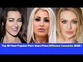 Top 50 Most Popular Porn Stars From Different Countries 2025 Adult Comparison Beautiful World