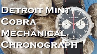 Detroit Mint Cobra Mechanical Chronograph - Vintage Inspired Chronograph