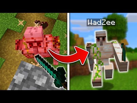 Minecraft but I Transform Into EVERY Mob I Kill