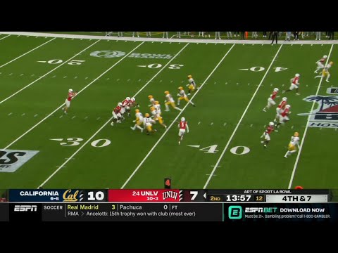 UNLV shovel pass fake punt leads to TD vs Cal