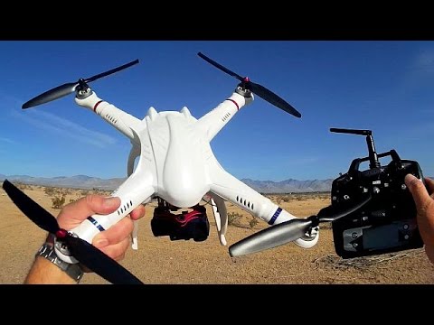 FreeX Low Cost GPS Gimbal Camera Drone Flight Test Review