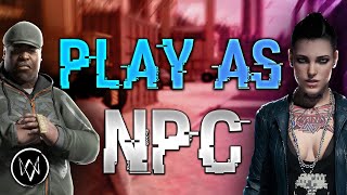 Watch Dogs Play as npc Mod Showcase