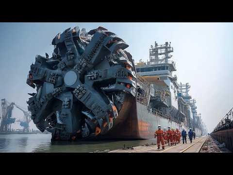 Inside the Mega Dredger That Rebuilt the Suez Canal in 10 Months. Offshore Mega Construction Project