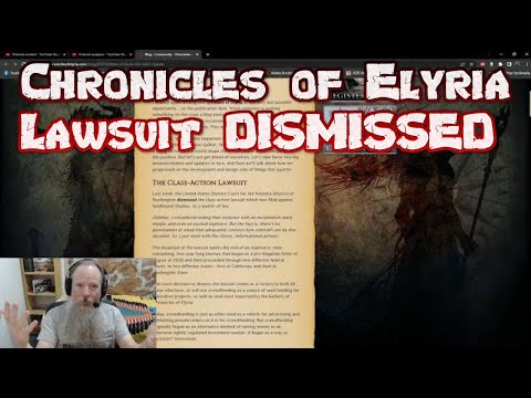 Chronicles of Elryria Class Action Lawsuit DISMISSED