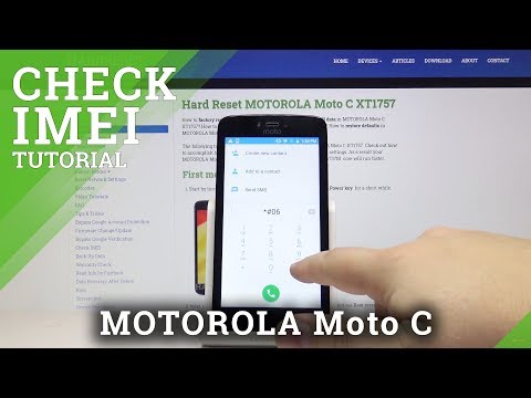 IMEI check MOTOROLA Moto C XT1757 - Serial Number