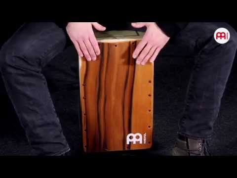 Cajon MEINL AE-CAJ9 | Demonstration of sound | How to pay the cajon
