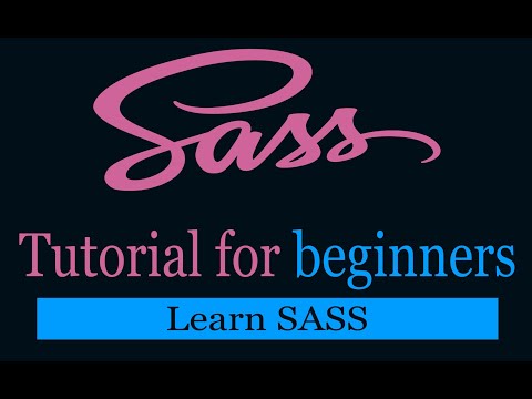 Learn SASS In 25 Minutes | Tutorial For Beginners