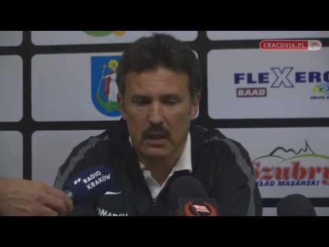 Konferencja prasowa po meczu Sandecja Nowy Sącz - Cracovia