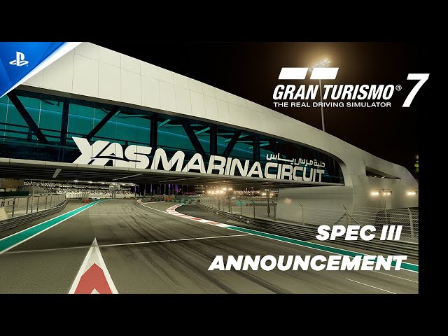 Titulný obrázok Youtube videa s názvom Gran Turismo 7 - SPEC III Announcement Trailer | PS5 & PS VR2 Games