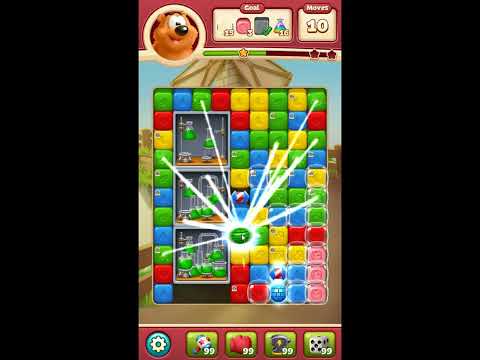 Toon Blast Level 7865 - NO BOOSTERS 🐻🐺🐱 | SKILLGAMING ✔️