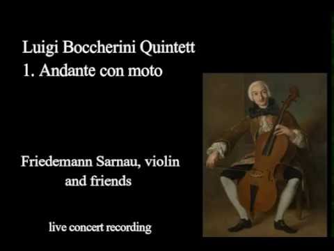 Luigi Boccherini Quintett 1. Andante con moto