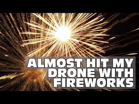 Shooting TWO 10" shells and almost killing my drone with fireworks