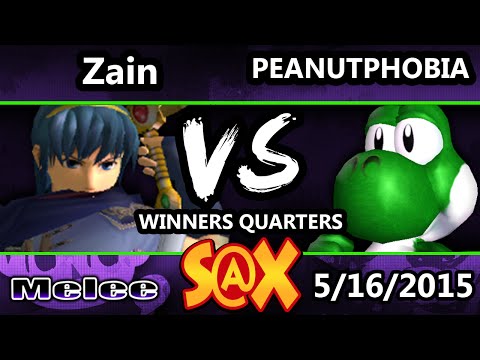 Spring Arcadian - Peanutphobia (Yoshi) Vs. Zain (Marth) SSBM Winners Quarters - Smash Melee