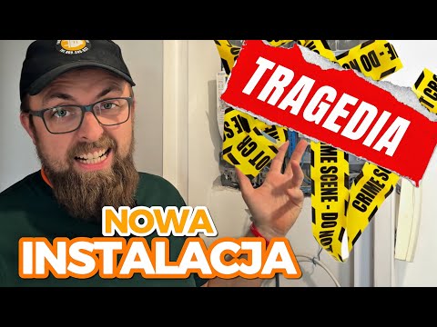 Instalacja elektryczna po remoncie - takiego czegoś dawno nie widziałem!