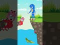Sonic does everything to save baby Amy! #shorts #animation #story #sad