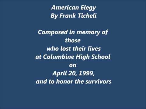American Elegy By Frank Ticheli