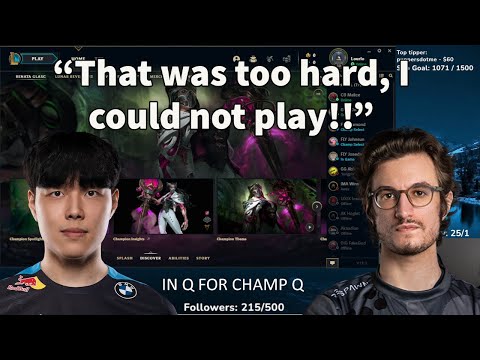 Lourlo On Playing Against C9 Summit In Champions Queue!!!