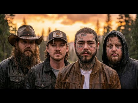 Post Malone ft Morgan Wallen, Chris Stapleton & Jelly Roll - If You Love Me | Lyrics Video