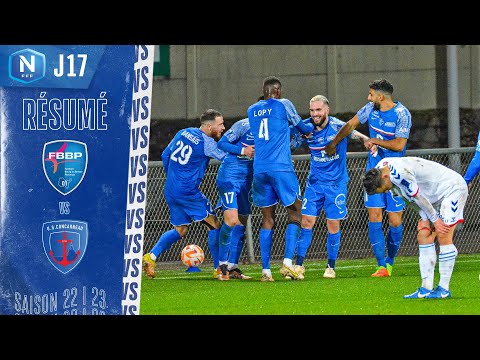 J17 I Bourg-en-Bresse Péronnas 01 - US Concarneau (3-2) I National FFF 2022-2023