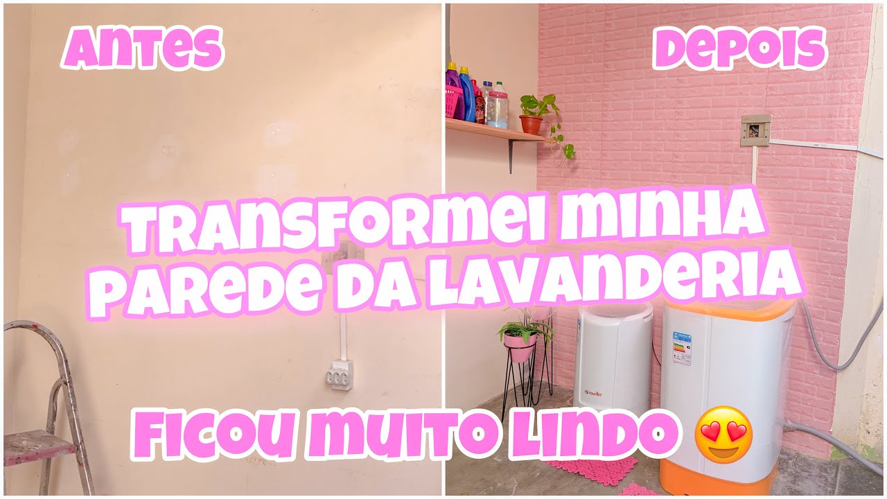 Watch Now DECOREI MINHA LAVANDERIA | COLOQUEI PAPEL DE PAREDE | FICOU LINDO | Tayane Silvia DECOREI MINHA LAVANDERIA | COLOQUEI PAPEL DE PAREDE | FICOU LINDO | Tayane Silvia