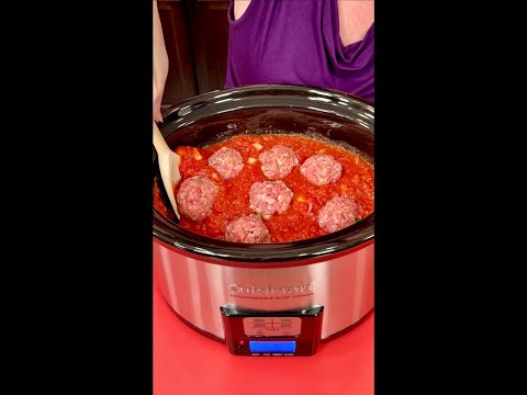 Easy & Delicious Crockpot Meatballs