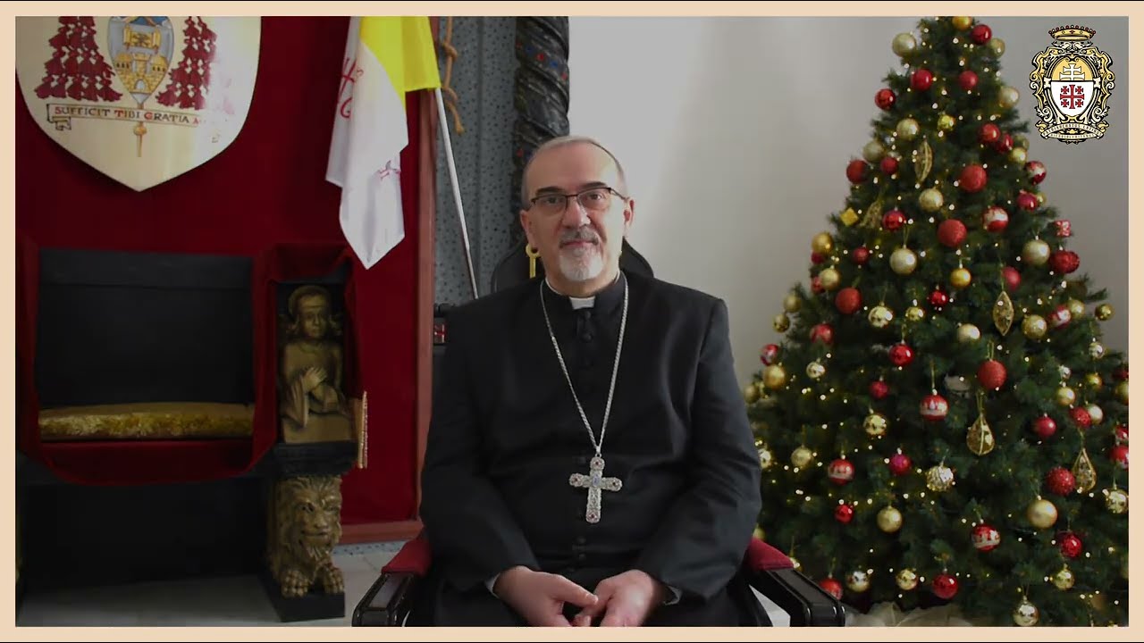 Augurio di Buon Natale per la nostra comunità dal patriarca di Gerusalemme Pierbattista Pizzaballa