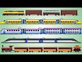 Learning Train Freight Train Railway Vehicles For Kids My Little TV