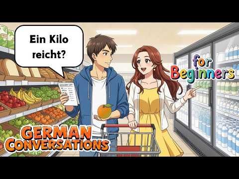 German Conversations for Beginners | 5 Everyday Dialogues with Subtitles (A1–A2 Level)