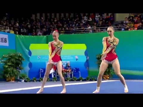 Acrobatic Worlds, Putian City CHN  2016 Finals Bartashevich, Mikhnovich - Belarus