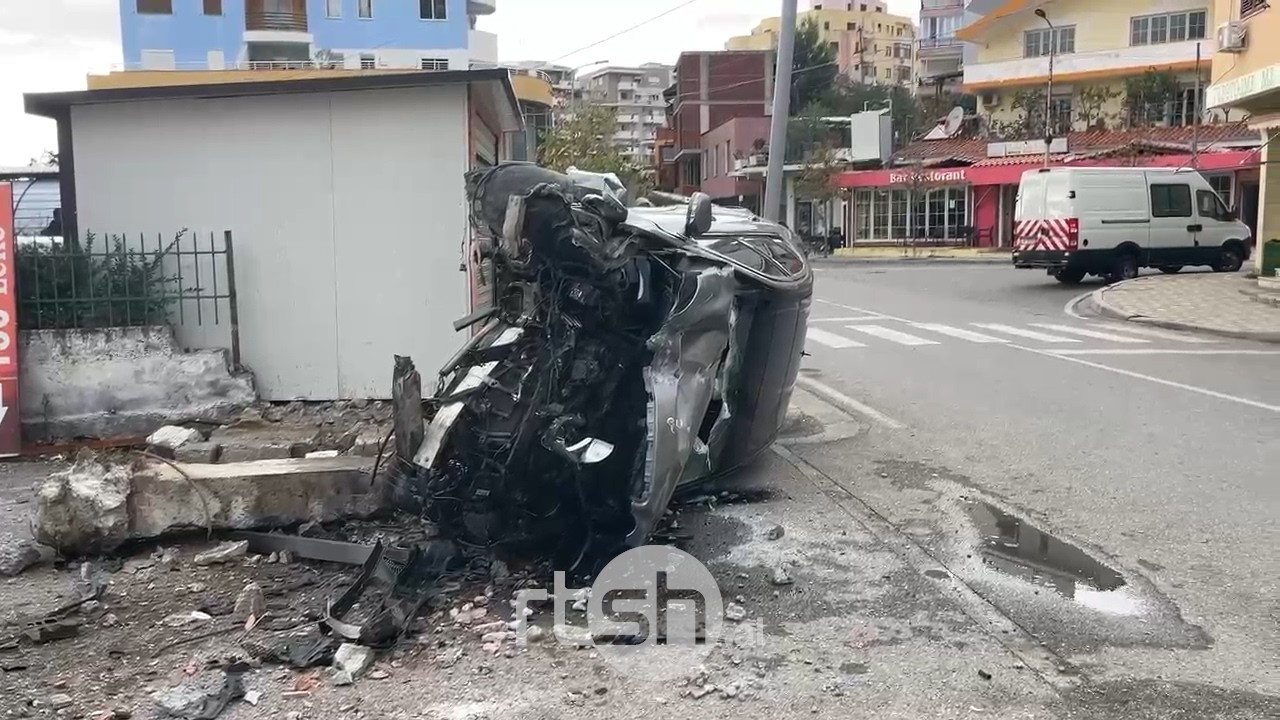 Aksident i rëndë në aksin Lezhë-Manati, përmbyset një automjet, plagoset drejtuesi