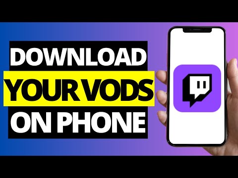 How To Download Twitch Vods / Streams on Phone Camera Roll